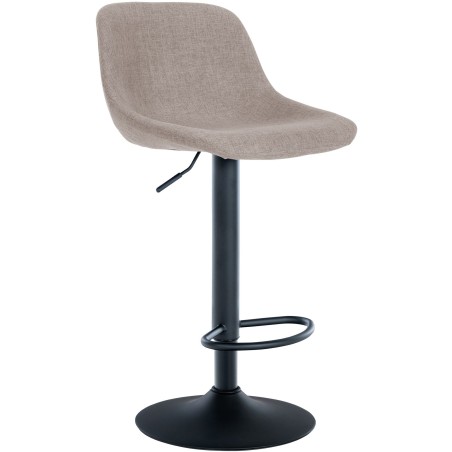 Tabouret de bar Murray — Tissu · Taupe