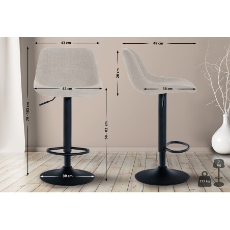 Tabouret de bar Murray