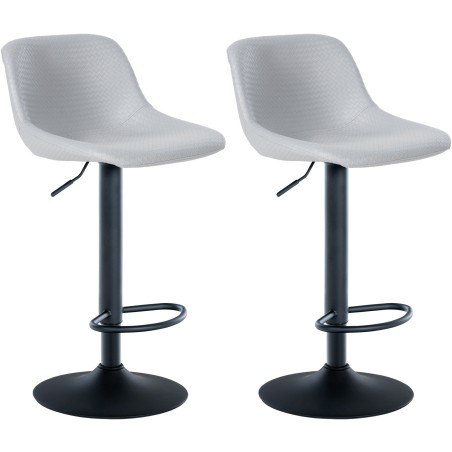 Tabouret de bar Murray — Similicuir · Gris