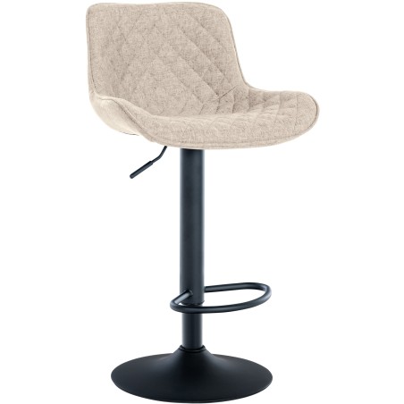 Tabouret de bar Whitehall — Tissu · Taupe
