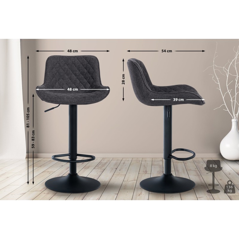 Tabouret de bar Whitehall