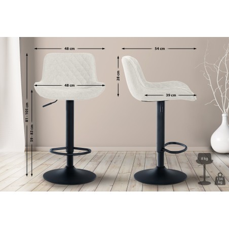 Tabouret de bar Whitehall