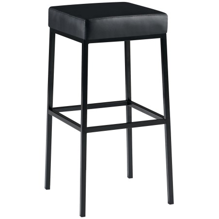 Tabouret de bar Beekman 80 — Similicuir · Noir