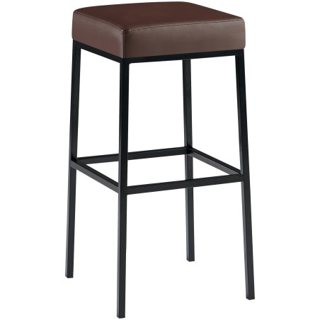 Tabouret de bar Beekman 80 — Similicuir · Marron