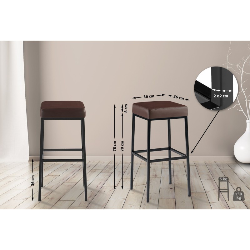 Tabouret de bar Beekman 80