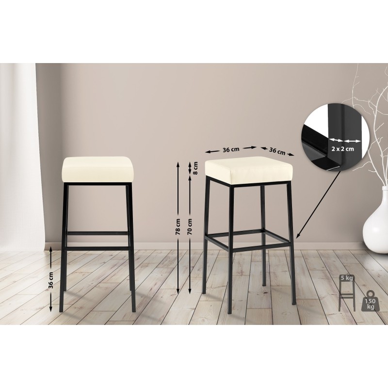 Tabouret de bar Beekman 80