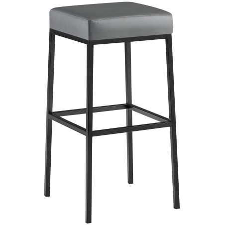 Tabouret de bar Beekman 80 — Similicuir · Gris