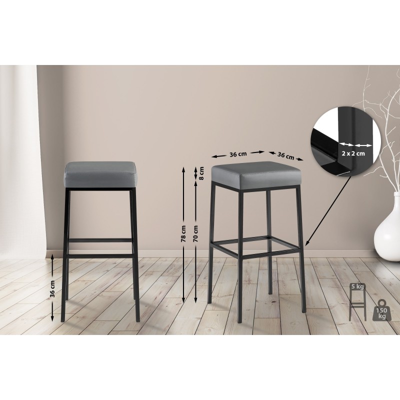 Tabouret de bar Beekman 80