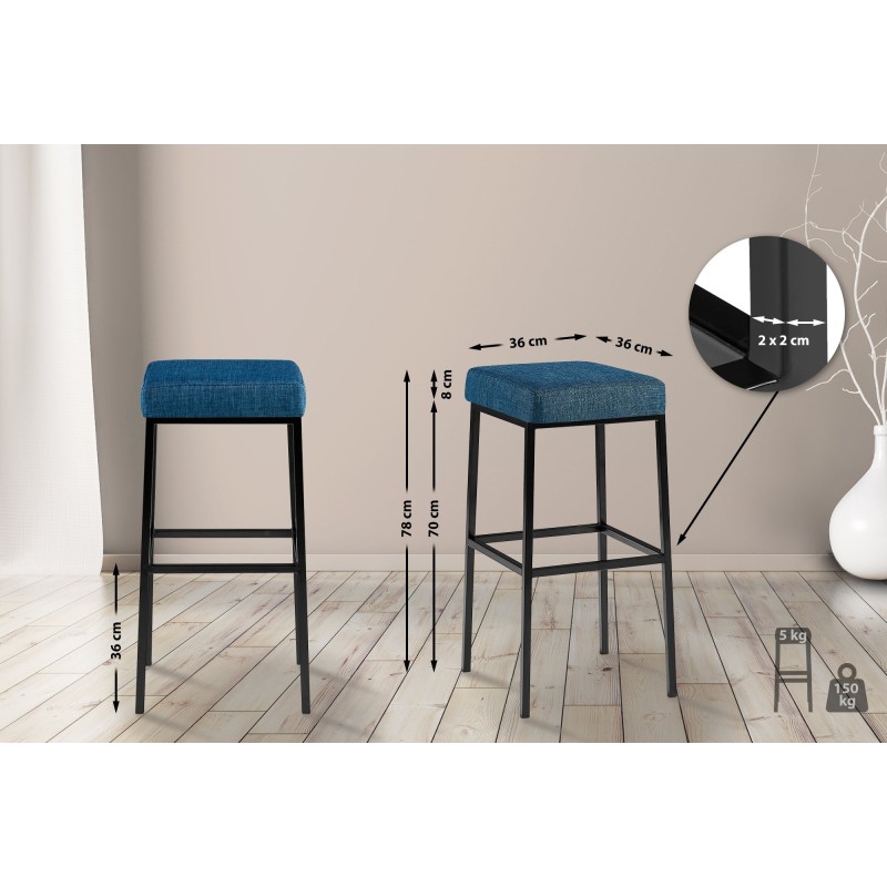 Tabouret de bar Beekman 80