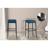 Tabouret de bar Beekman 80