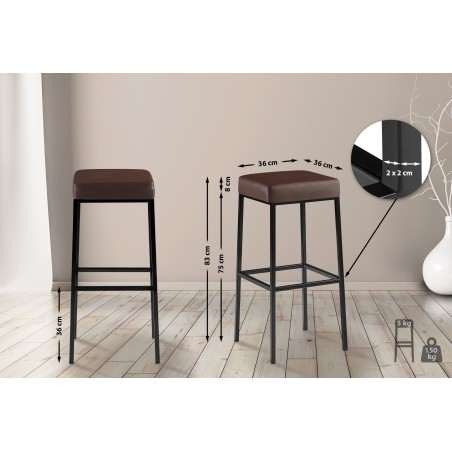 Tabouret de bar Beekman 85