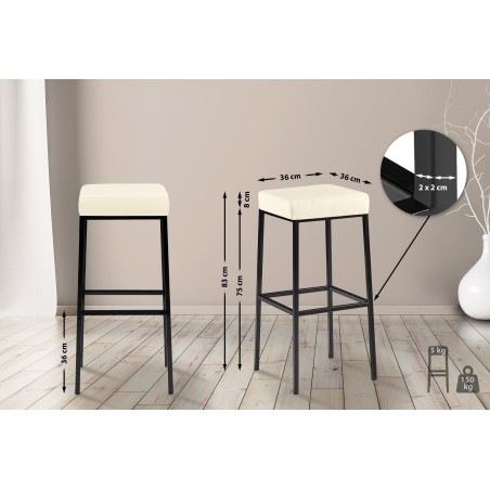 Tabouret de bar Beekman 85