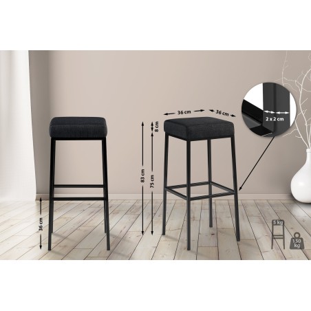 Tabouret de bar Beekman 85