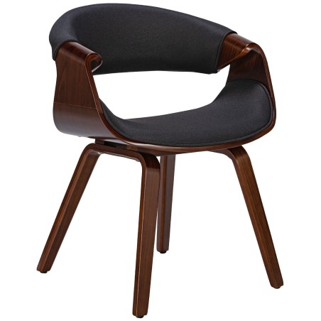 Chaise Reade — Tissu · Noir