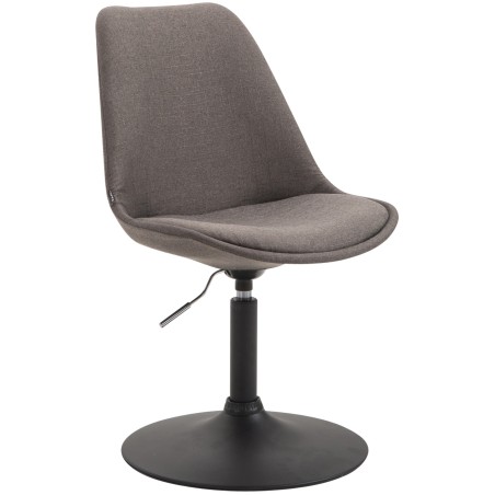 Chaise Dominick — Tissu · Gris foncé