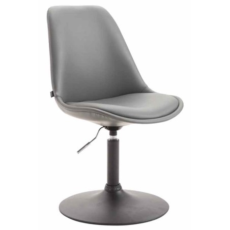 Chaise Dominick — Similicuir · Gris