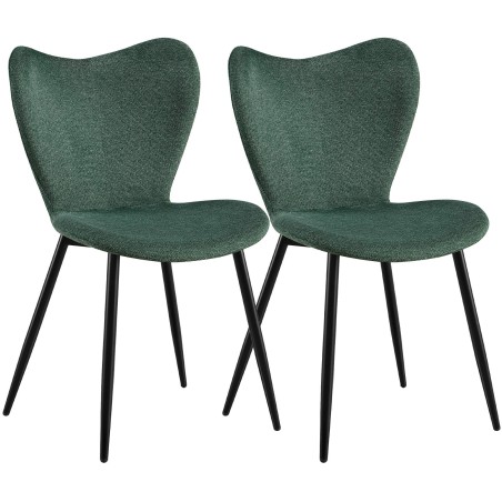 Chaises Spruce — Tissu · Vert