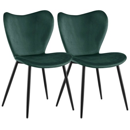 Chaises Spruce — Velours · Vert