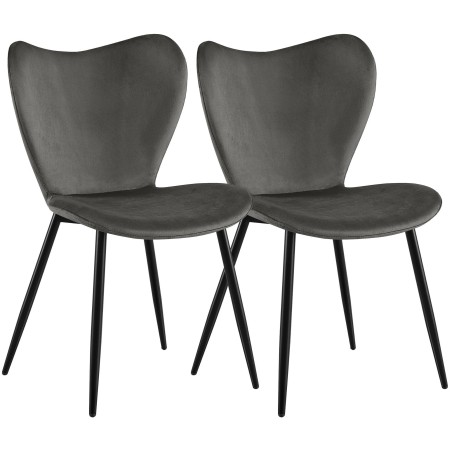 Chaises Spruce — Velours · Anthracite