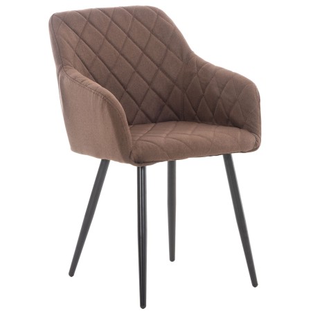 Chaise Moore — Tissu · Marron