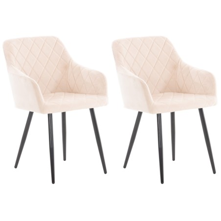 Chaise Moore — Velours · Beige