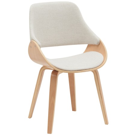 Chaise Maiden — Tissu · Crème