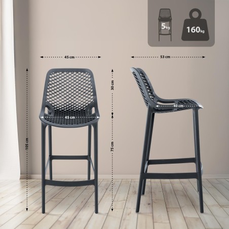 Tabouret de bar Fulton