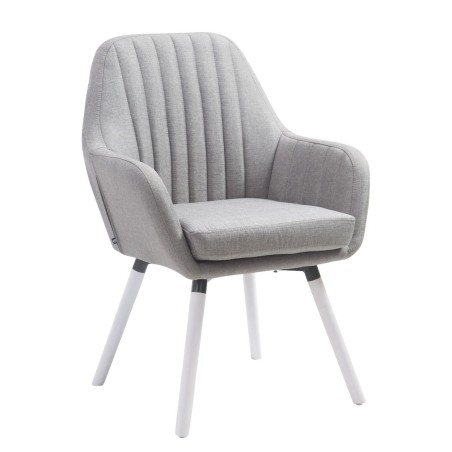 Chaise Clapham — Tissu · Gris
