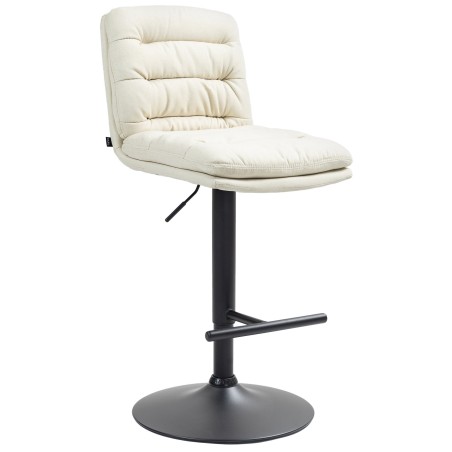 Tabouret de bar Orchard — Tissu · Crème