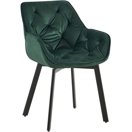 Chaise Belsize — Velours · Vert
