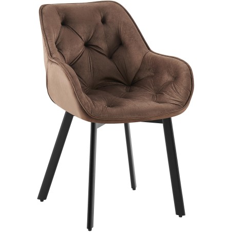 Chaise Belsize — Velours · Marron