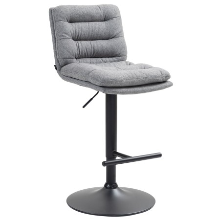 Tabouret de bar Orchard — Tissu · Gris