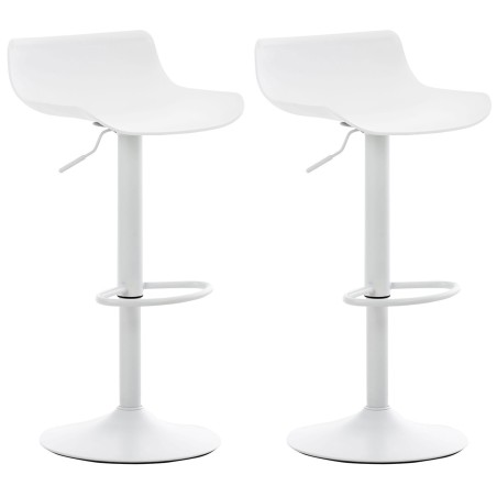 Tabouret de bar Portobello — Plastique · Blanc