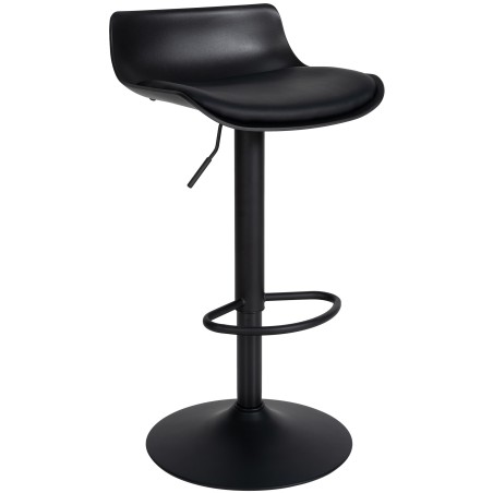 Tabouret de bar Portobello — Similicuir · Noir