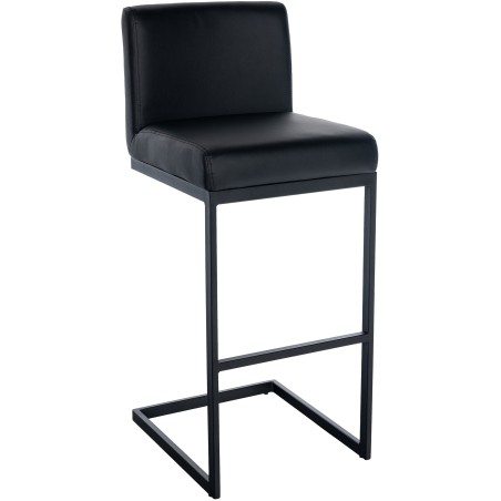 Tabouret de bar Highbury — Similicuir · Noir
