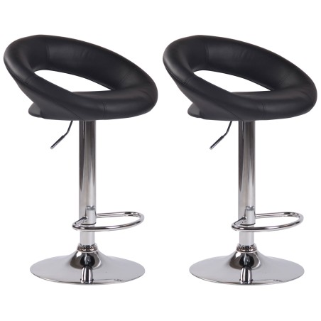 Tabouret de bar Bloomsbury — Similicuir · Noir
