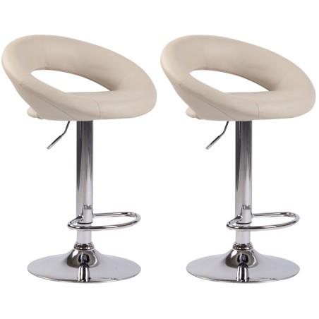 Tabouret de bar Bloomsbury — Similicuir · Crème