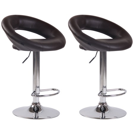 Tabouret de bar Bloomsbury — Similicuir · Marron