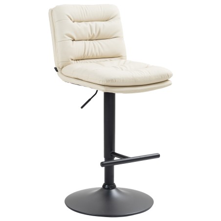Tabouret de bar Orchard — Similicuir · Crème