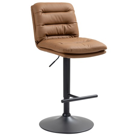 Tabouret de bar Orchard — Similicuir · Marron clair