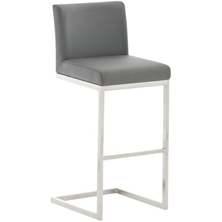 Tabouret de bar Water — Similicuir · Gris