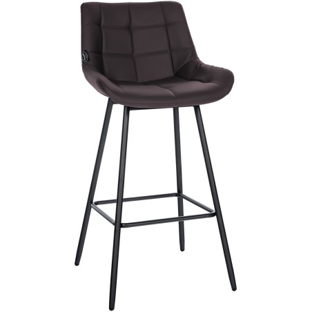 Tabouret de bar Fulham — Similicuir · Marron