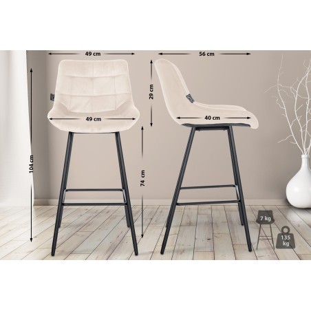 Tabouret de bar Fulham