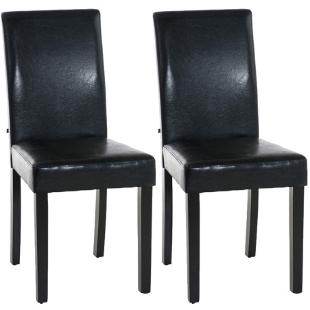 Chaises Hampstead — Similicuir · Noir
