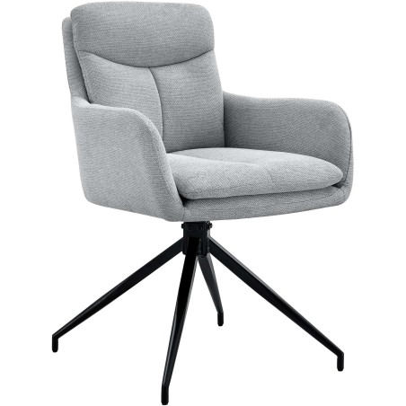 Chaise Holborn — Tissu · Gris clair