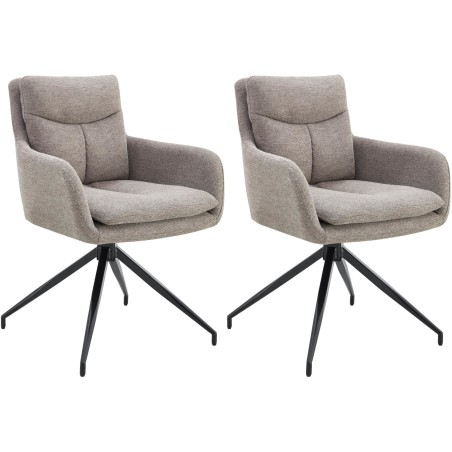 Chaise Holborn — Tissu · Taupe