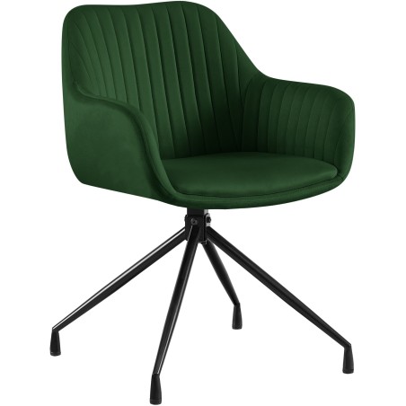 Chaise Primrose — Velours · Vert