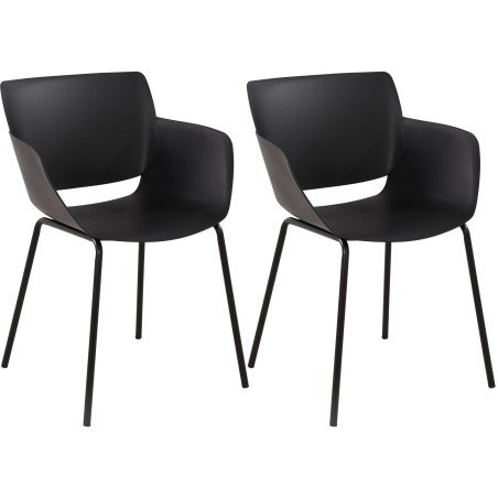 Chaises Stratford — Plastique · Noir