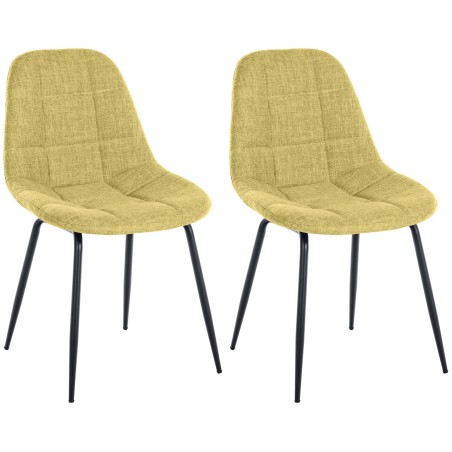 Chaises Balham — Tissu · Vert clair