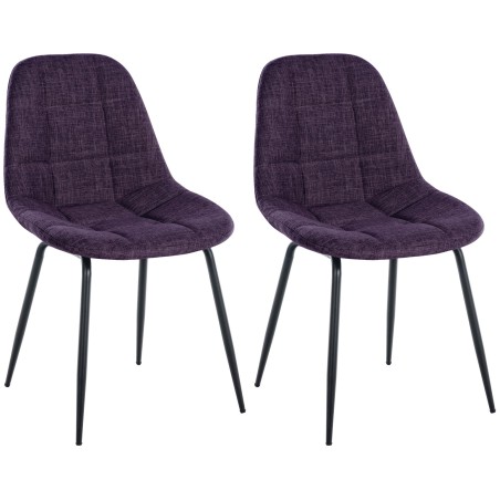 Chaises Balham — Tissu · Violet